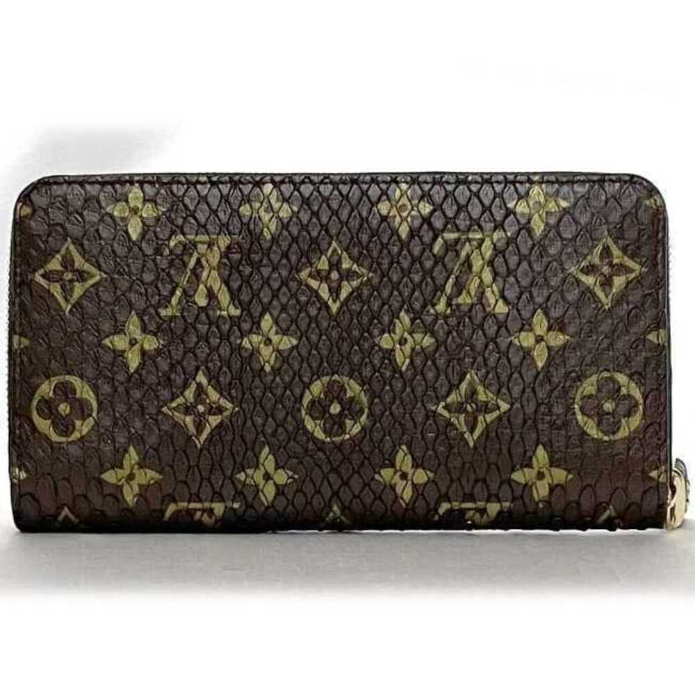 Louis Vuitton Zippy Wallet Brown Python Leather S… - image 2